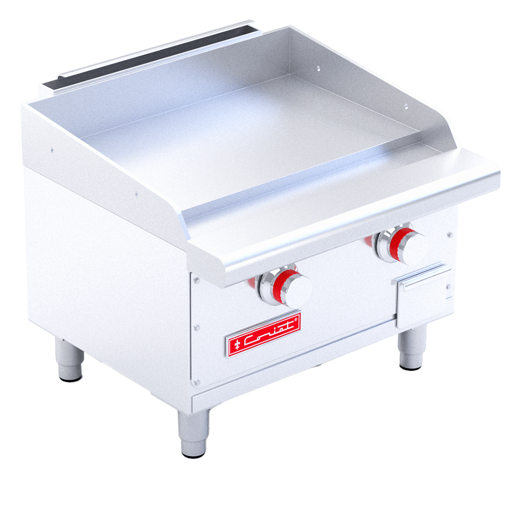 CORIAT CV-2 PLANCHA 2 QUEMADORES ACERO INOXIDABLE PREMIUM