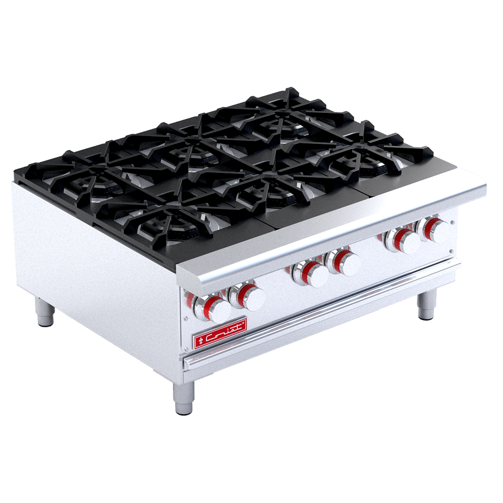 CORIAT PCV-6 MASTER PARRILLA 6 QUEMADORES A GAS ACERO INOXIDABLE PREMIUM