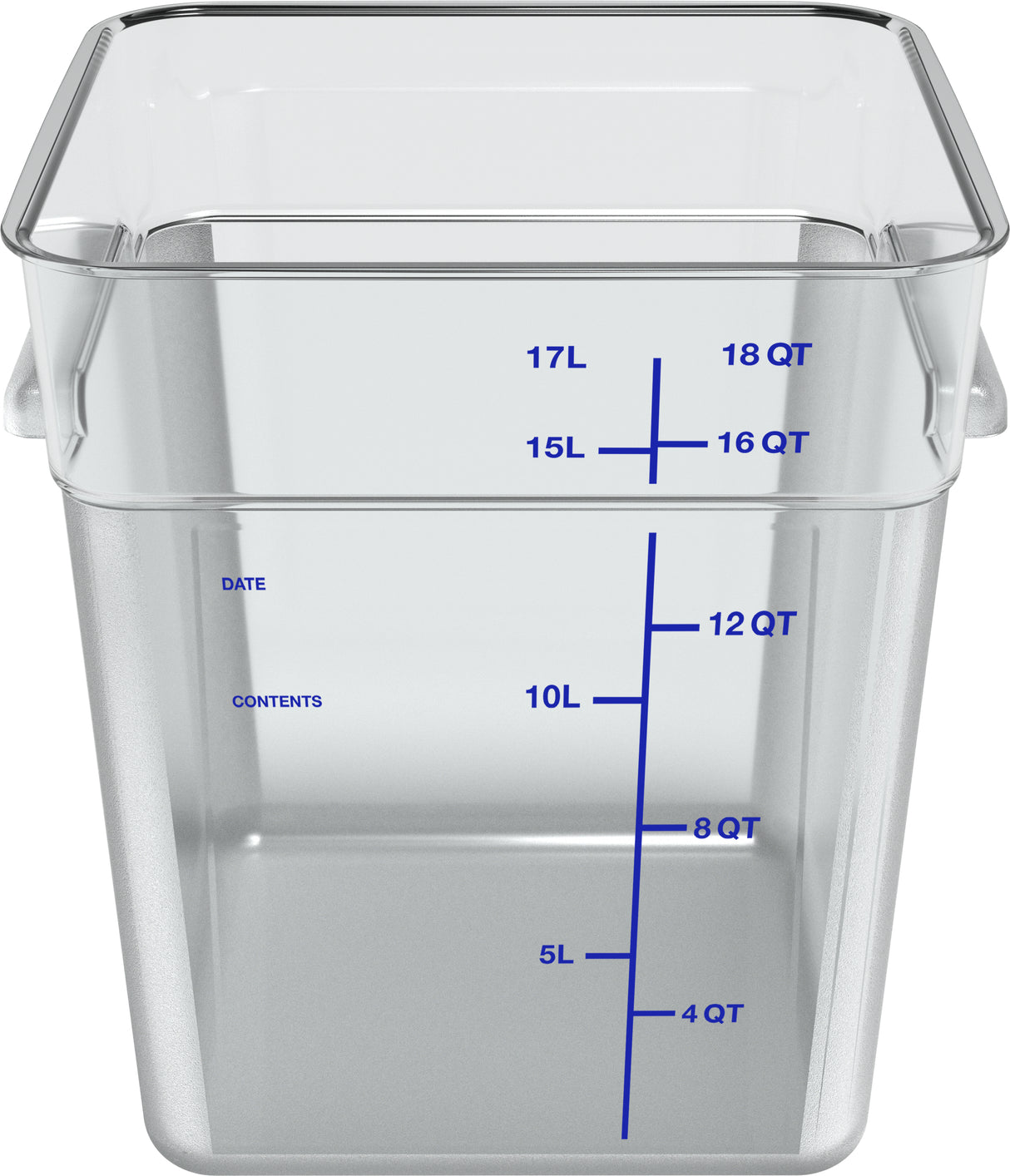 CARLISLE 1195507 CAJA CUADRADA 17.2 L POLICARBONATO TRANSPARENTE