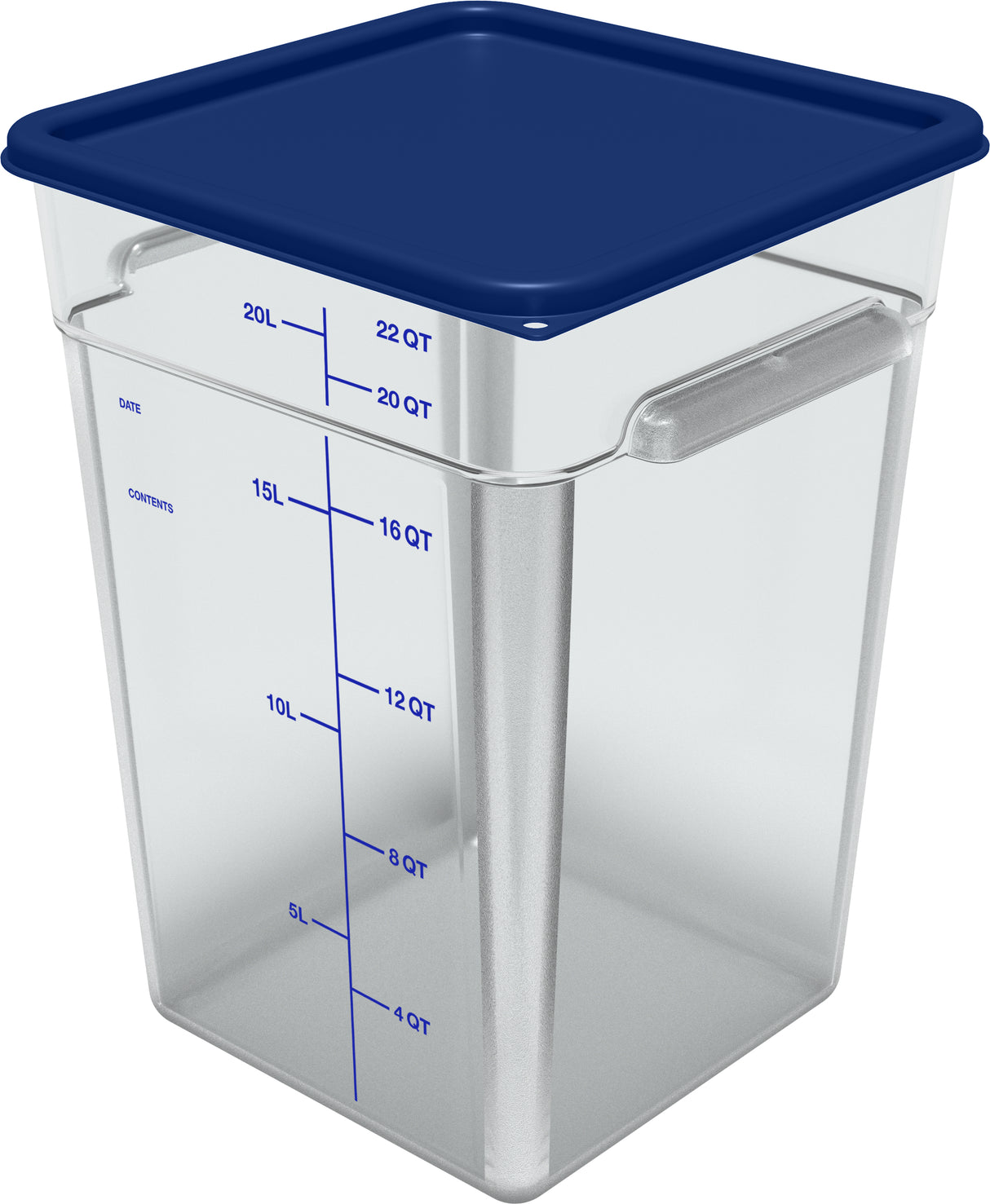 CARLISLE 1195607 CAJA CUADRADA 20.8 L POLICARBONATO TRANSPARENTE