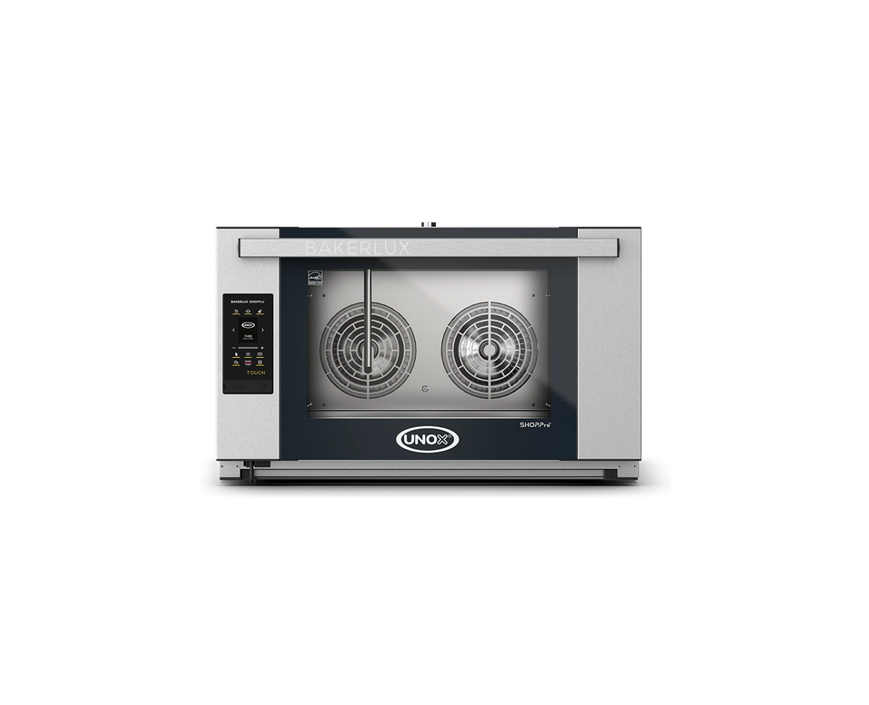 HORNO CONVECCIÓN CON HUMEDAD 4 CHAROLAS PROFESIONAL UNOX XAFT04FSETDV