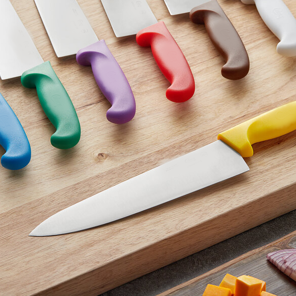 BUFFETWARE BO406B CUCHILLO CHEF 15 CM MANGO BLANCO ACERO INOXIDABLE