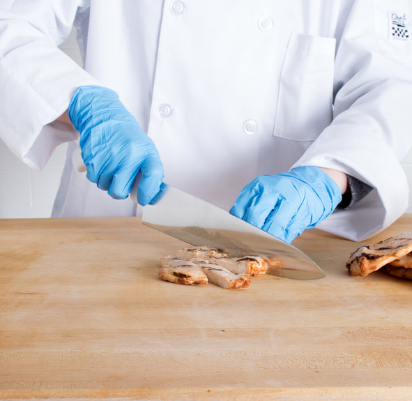 BUFFETWARE BO406B CUCHILLO CHEF 15 CM MANGO BLANCO ACERO INOXIDABLE