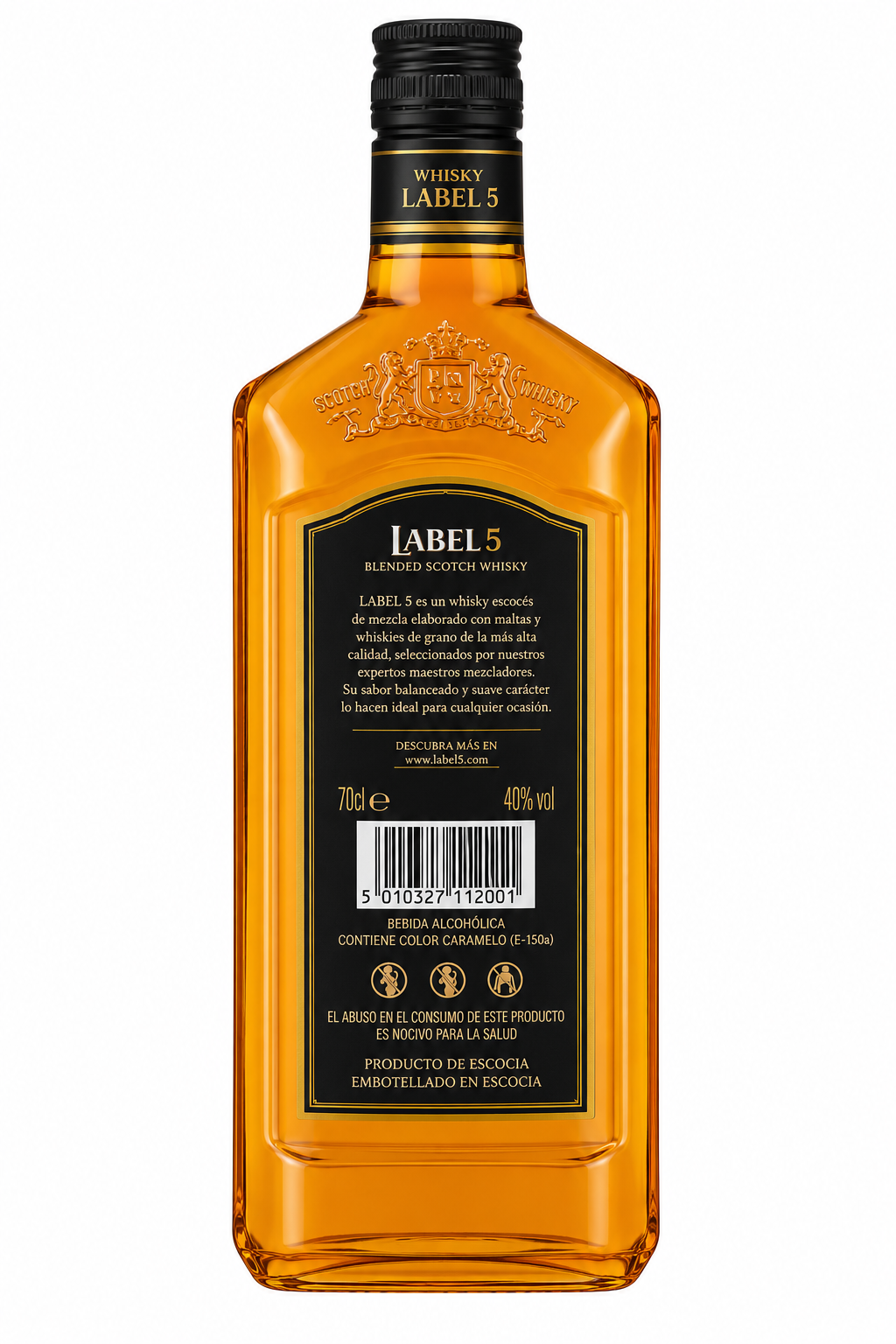 Whisky Label 5 1 Litro Pack 36 Botellas | Trento Cocinas