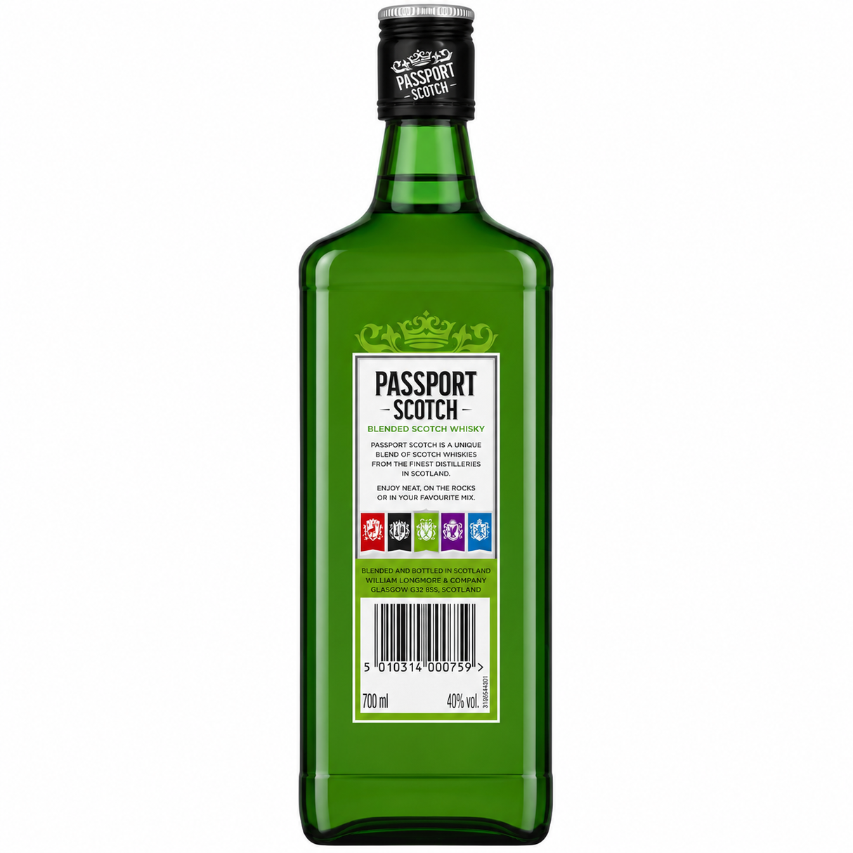 Whisky Passport Blended Scotch 700 ml Pack de 24 Botellas | Trento Cocinas