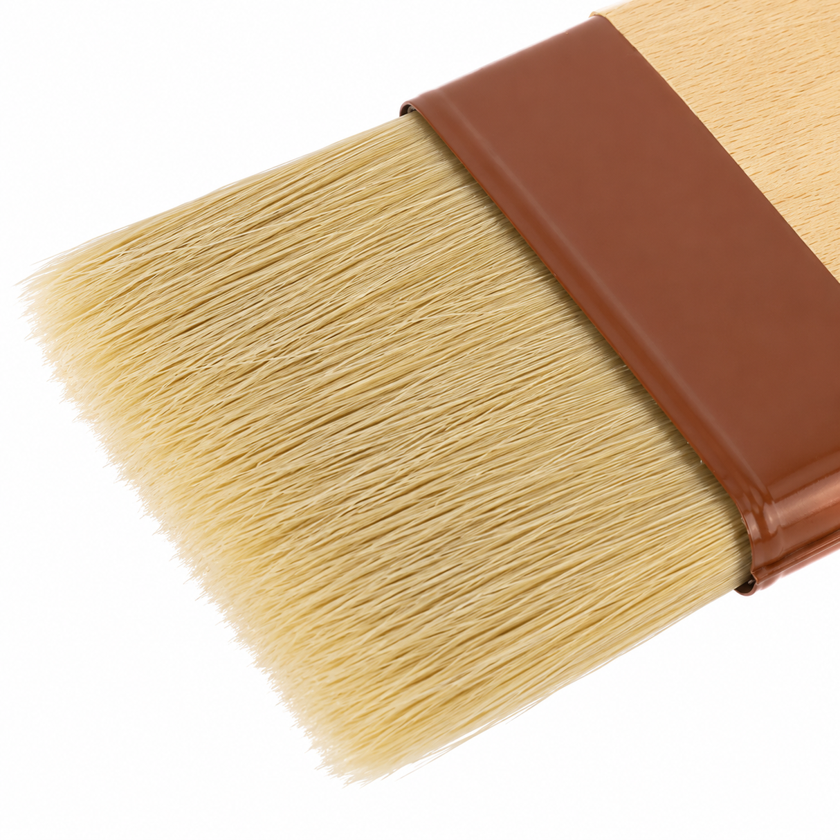 Brocha Plana 5 cm Pelo de Jabalí Mango de Madera para Repostería | Trento Cocinas