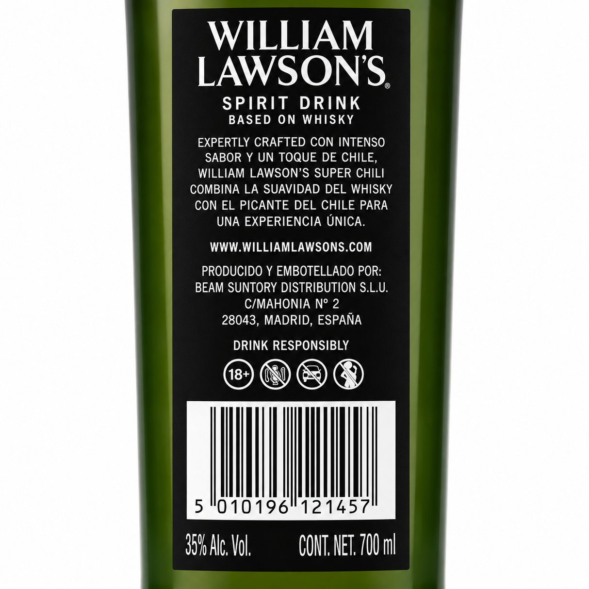 Whisky William Lawson's Chili 700 ml Blended Scotch Whisky | Trento Cocinas