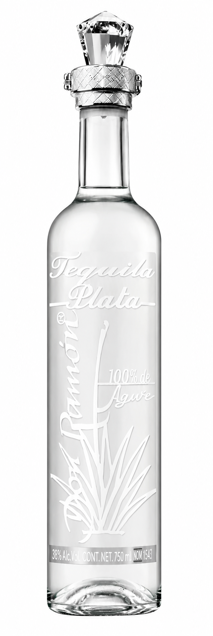 Tequila Don Ramón Punta Diamante Plata 750 ml 100% Agave | Trento Cocinas