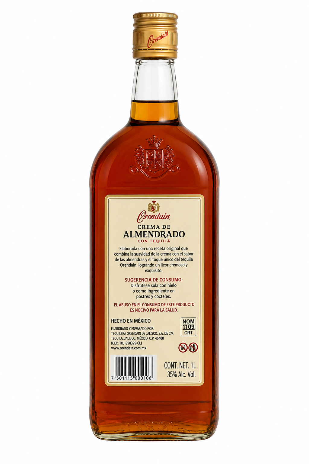 Paquete de 3 Crema Orendain Almendrado 1 L Licor de Crema Original | Trento Cocinas