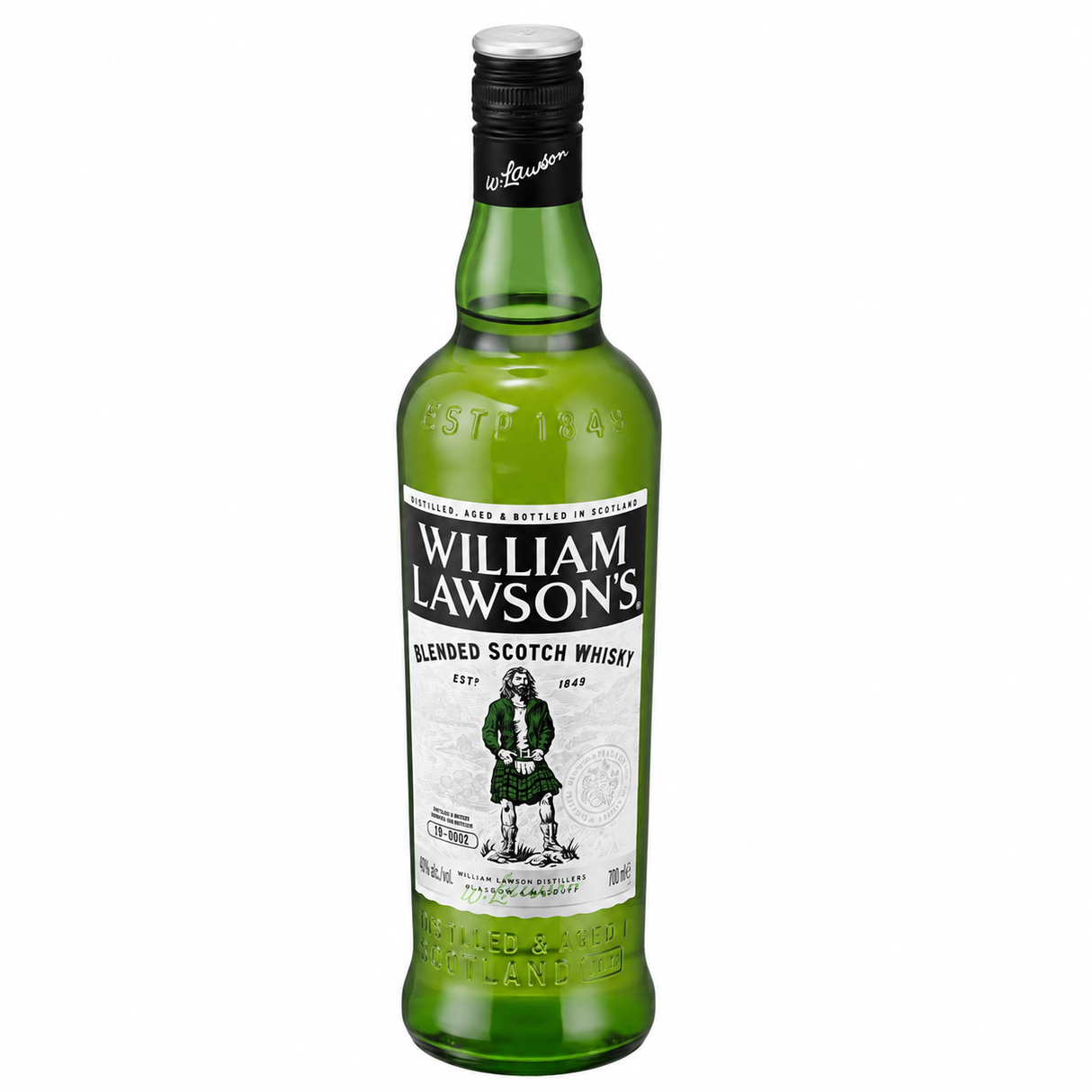 Caja de 12 Whisky William Lawson's Blended Scotch 700 ml | Whisky Escocés Original | Trento Cocinas