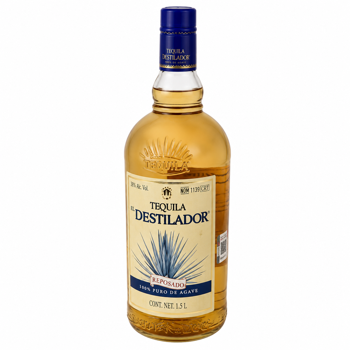 Tequila Destilador Reposado 1.5 L | Tequila 100% de Agave Reposado | Trento Cocinas