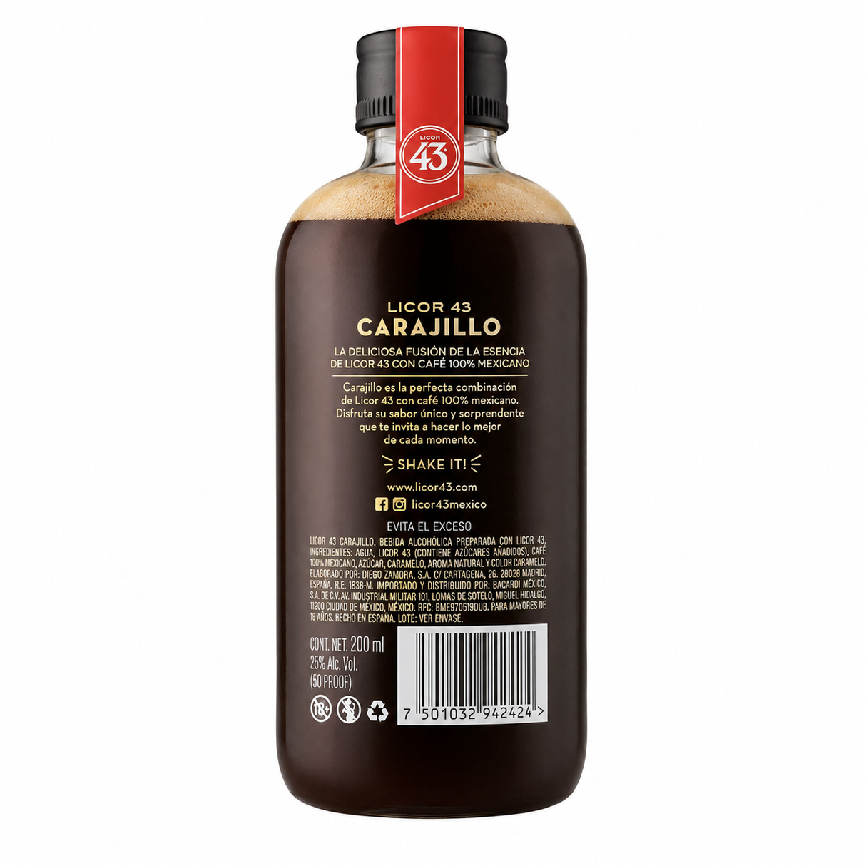 Licor 43 Carajillo 285 ml Caja con 12 Botellas | Trento Cocinas