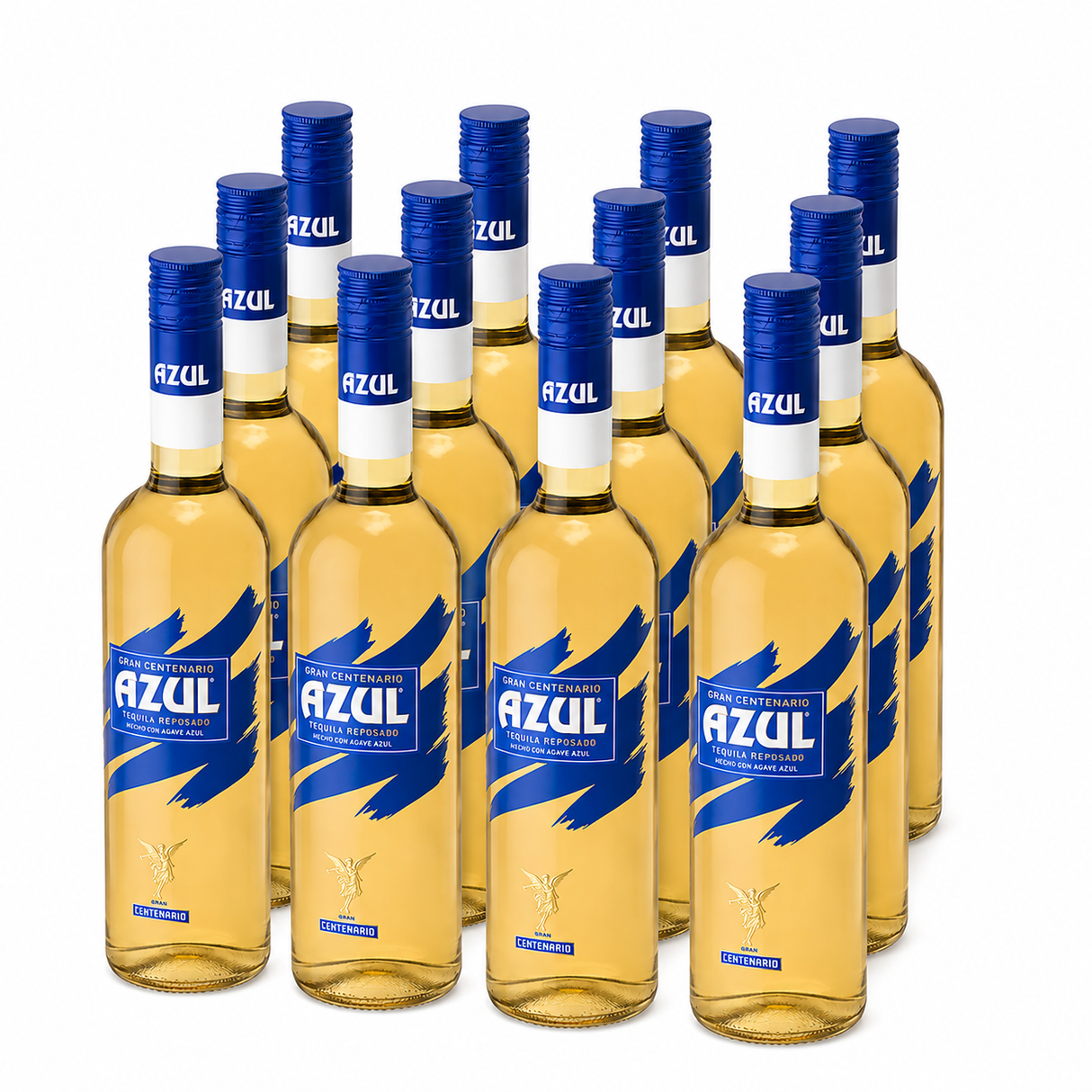 Caja De 12 Tequila Centenario Azul Reposado De 700 Ml Original | Trento Cocinas