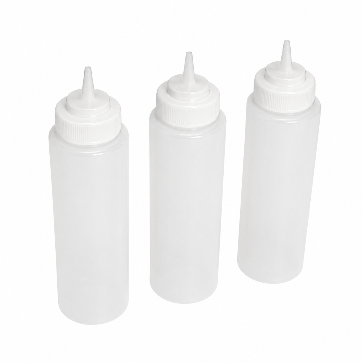 Despachadores de Mamila para Aderezo 12 Oz Pack de 3 Traslúcidos | Trento Cocinas