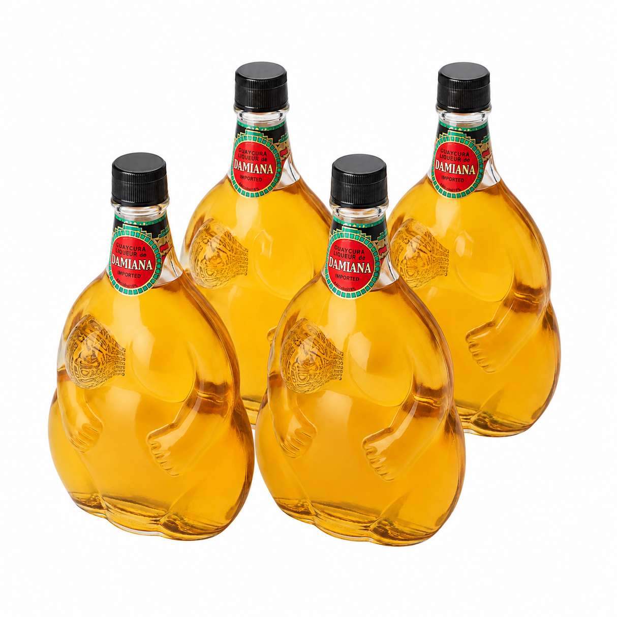 Pack de 4 Licor Damiana Guaycura 750 ml Original | Trento Cocinas
