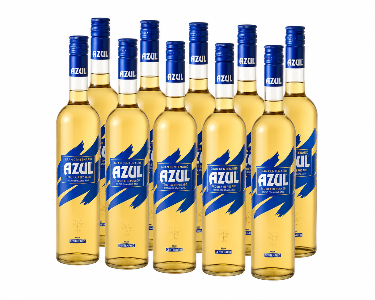Caja de 12 Tequila Centenario Azul Reposado 950 ml Original | Trento Cocinas