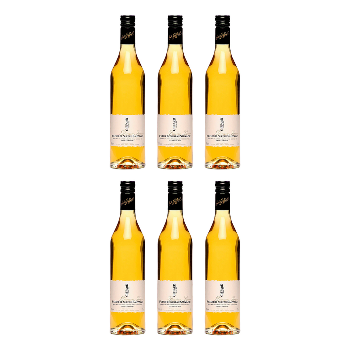 Pack de 6 Giffard Fleur De Sureau Sauvage 700 Ml