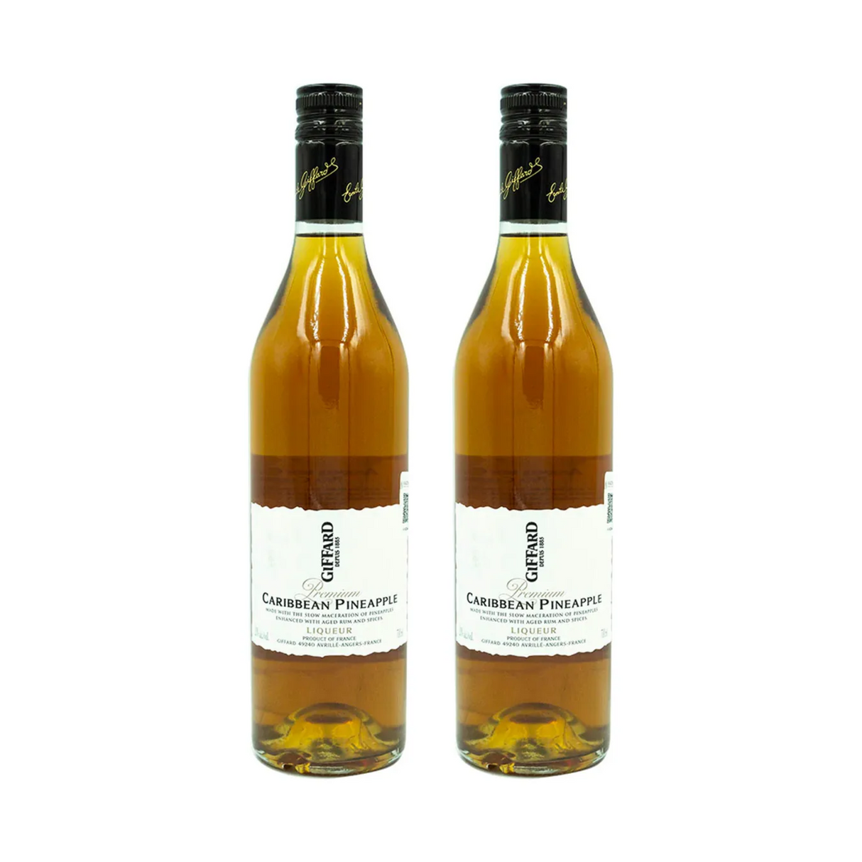Pack De 2 Licor Giffard Caribbean Pineapple 700 Ml