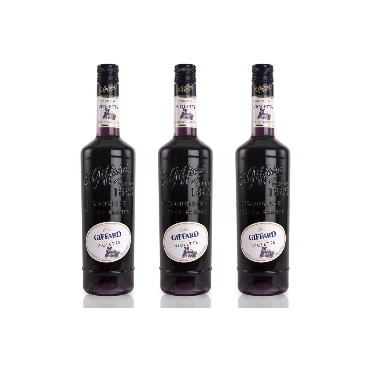 Pack de 3 Licor Giffard Violette 700 Ml
