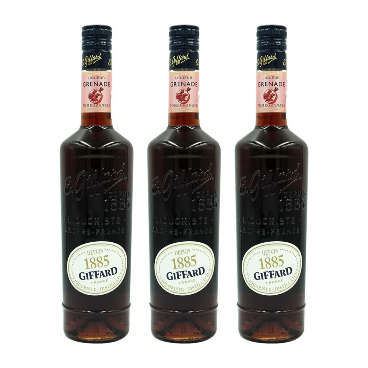 Pack de 3 Licor Giffard Grenade 700 Ml