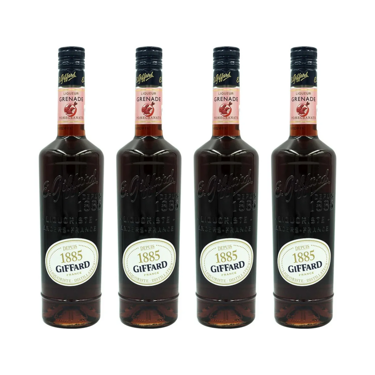 Pack de 4 Licor Giffard Grenade 700 Ml
