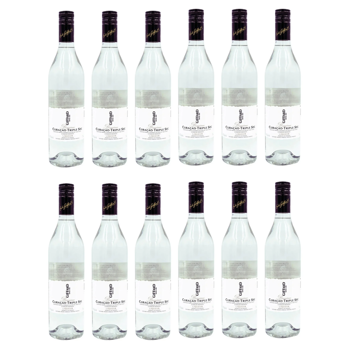 Pack de 12 Licor Giffard Curacao Triple Sec 700 Ml