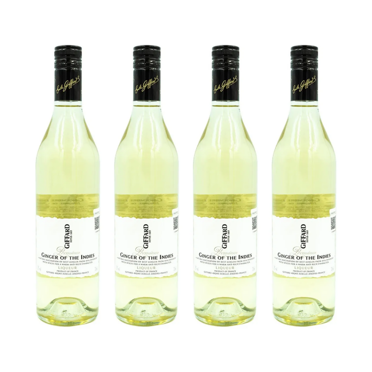 Pack de 4 Licor Giffard Ginger Of The Indies 700 Ml