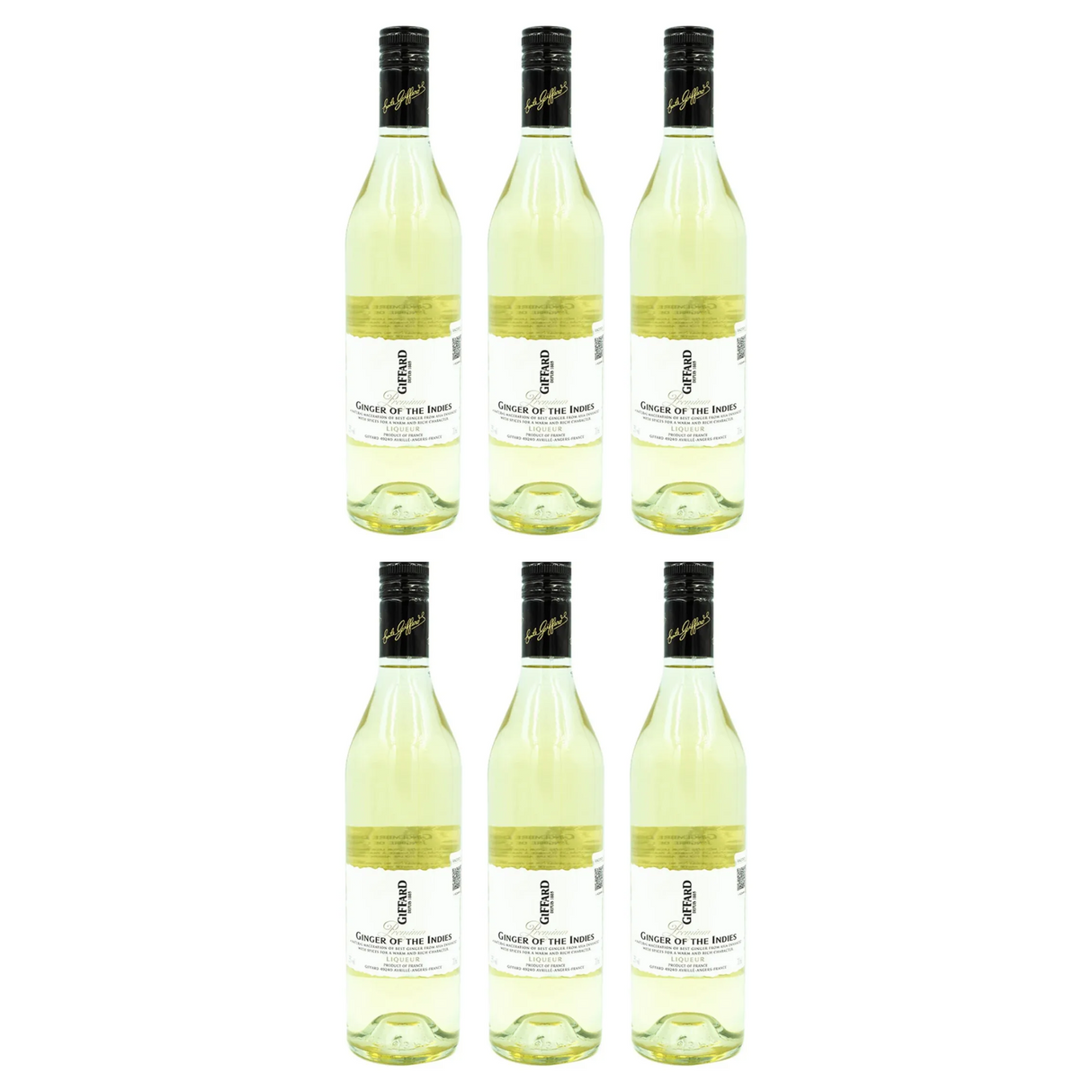 Pack de 6 Licor Giffard Ginger Of The Indies 700 Ml