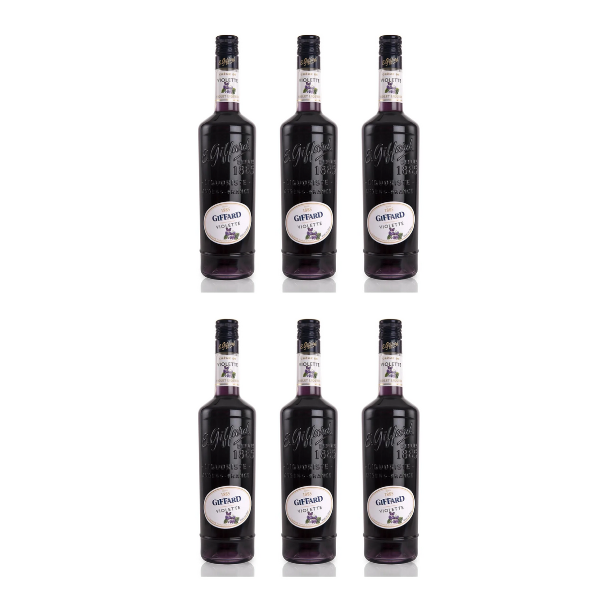 Pack de 6 Licor Giffard Violette 700 Ml