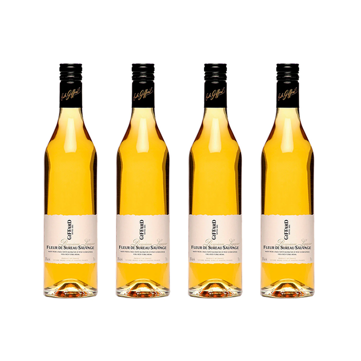 Pack de 4 Giffard Fleur De Sureau Sauvage 700 Ml
