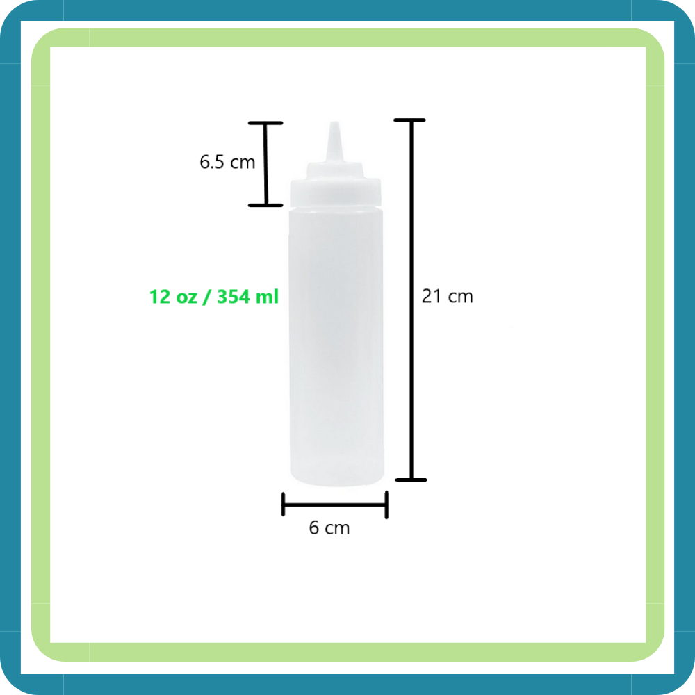 DESPACHADOR MAMILA PARA ADEREZO POLIETILENO TRASLUCIDO (6 PZS)