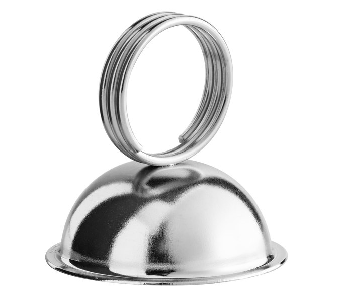 BASE ANILLO SOPORTE MENU ACERO INOXIDABLE (3 PZS)