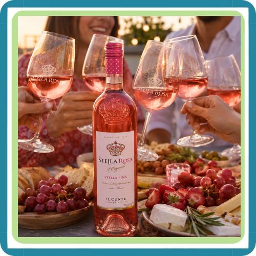 Vino Rosado Stella Rosa Pink 750 ml Dulce Italiano | Trento Cocinas