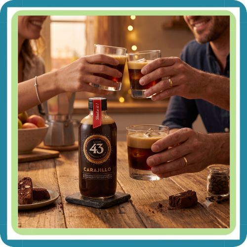 Carajillo Licor 43 285 ml | Coctel Premium Listo para Beber | Trento Cocinas