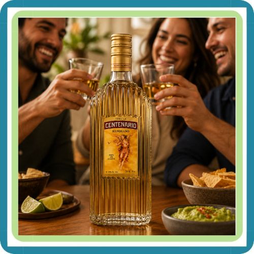 Caja de 12 Tequila Gran Centenario Reposado 700 ml | 100% Agave Azul | Trento Cocinas
