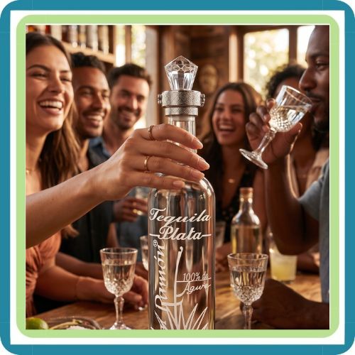 Pack De 12 Tequila Don Ramón Punta Diamante Plata 750 ml | Tequila Premium 100% Agave | Trento Cocinas