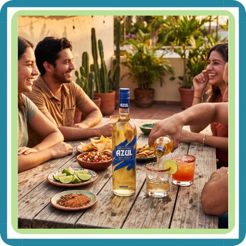 Caja de 12 Tequila Centenario Azul Reposado 950 ml Original | Trento Cocinas
