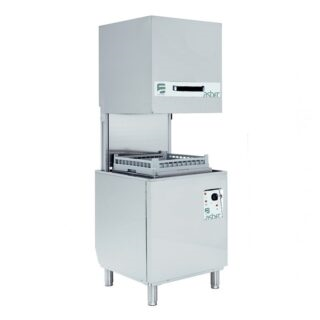 ASBER GEM-H500 SA LAVAVAJILLAS CAPOTA 40 CANASTILLAS POR HORA ACERO INOXIDABLE