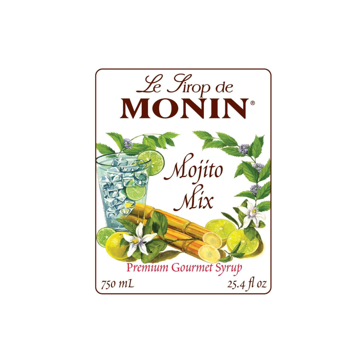 Jarabe Saborizante 750 Ml Monin Varios Sabores