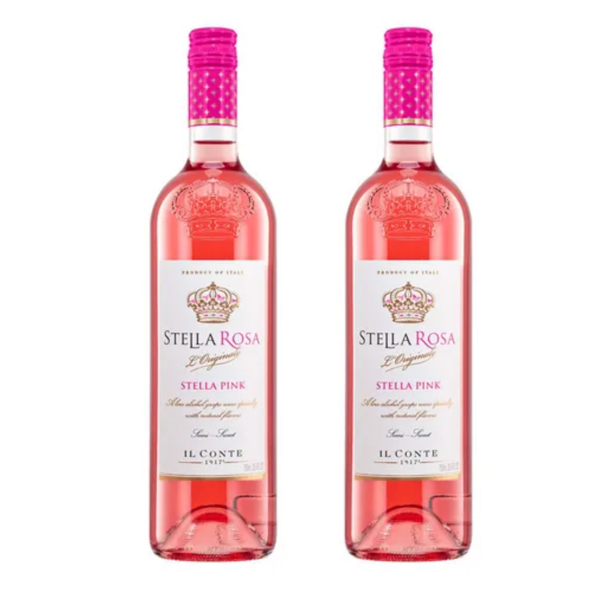 Pack De 2 Vino Rosado Stella Rosa Rose Pink 750 Ml