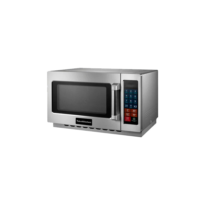 HORNO MICROONDAS TEKNIKITCHEN TKM10TC 1.2 PIES ACERO INOXIDABLE