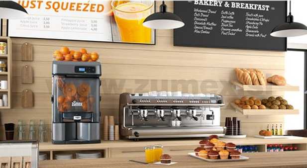 ZUMEX VERSATIL PRO OS EXPRIMIDOR AUTOMÁTICO DE CÍTRICOS 22 FRUTAS POR MINUTO