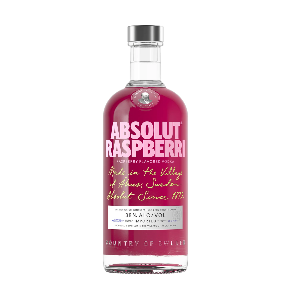 Vodka Absolut Raspberri 750 ml Vodka Destilado Sabor Frambuesa Original | Trento Cocinas