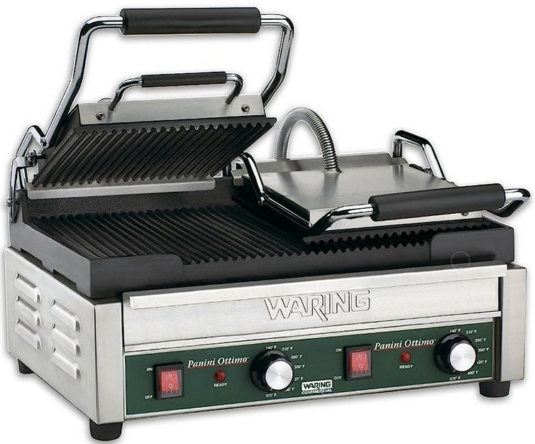 WARING WPG300 PANINERA GRILL DOBLE 42 CM ACERO INOXIDABLE