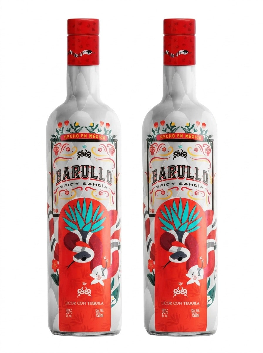 Licor Barullo Spicy Sandía 750 ml - Pack de 2 Piezas