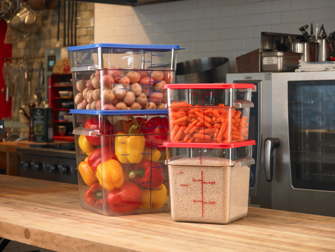 CARLISLE 1195607 CAJA CUADRADA 20.8 L POLICARBONATO TRANSPARENTE