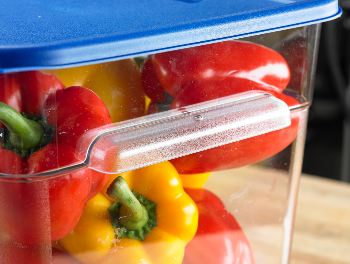 CARLISLE 1197260 TAPA CAJA CUADRADA PARA CAJA DE 12, 18 y 22 L POLIETILENO AZUL