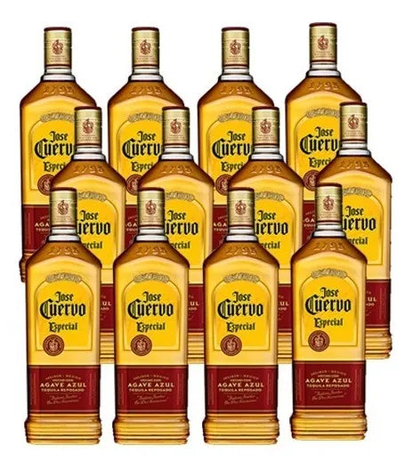 Caja De 12 Tequila Cuervo Especial Reposado 990 Ml