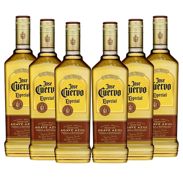 Pack De 6 Tequila Jose Cuervo Especial Reposado 695 Ml