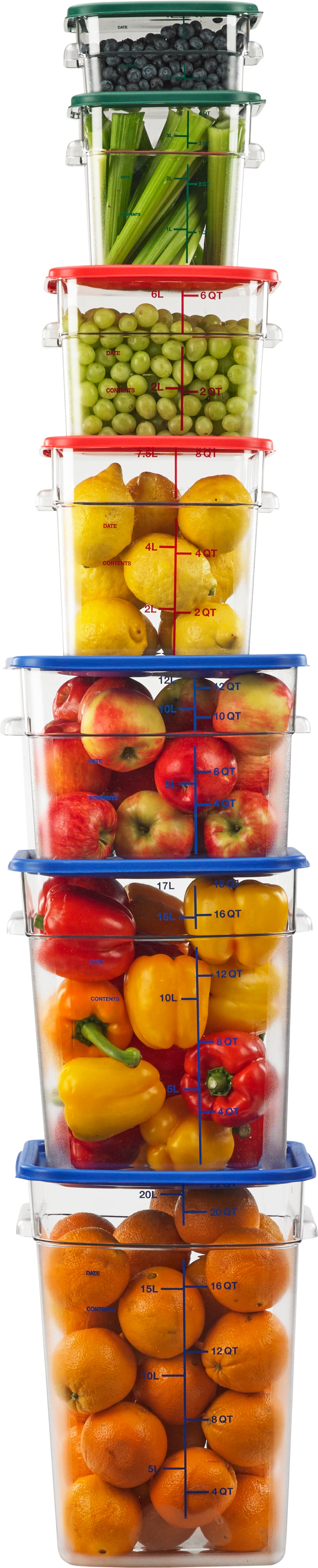 CARLISLE 1195407 CAJA CUADRADA 11.4 L POLICARBONATO TRANSPARENTE